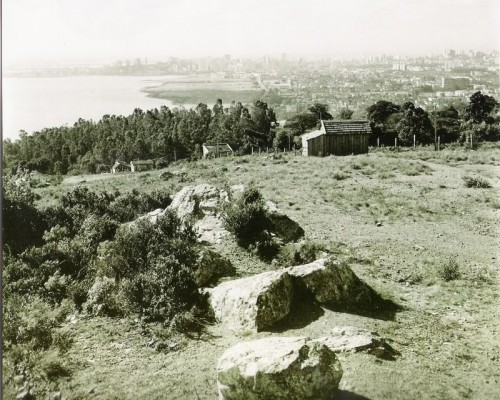 Morro Santa Tereza em abril de 1961