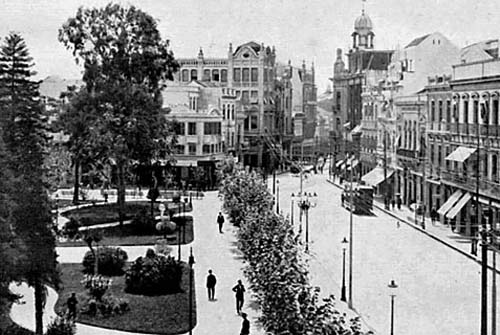 Praça da Alfândega em 1919
