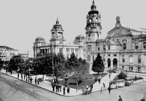 Praça da Alfândega em 1925