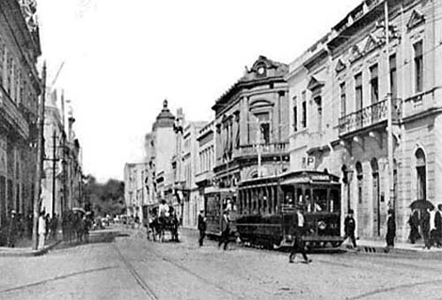 Rua 7 de Setembro em 1918