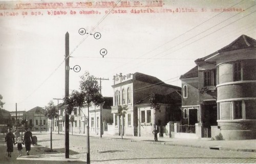 Rua Dr. Valle, no bairro Floresta, em 1930
