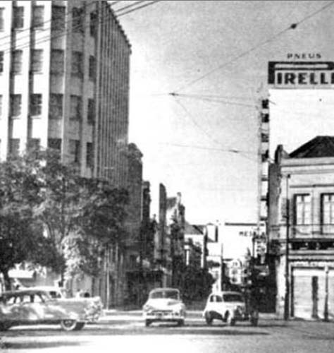 Rua Voluntários da Pátria em 1953