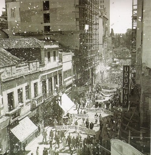 Rua dos Andradas (rua da Praia) em 1959