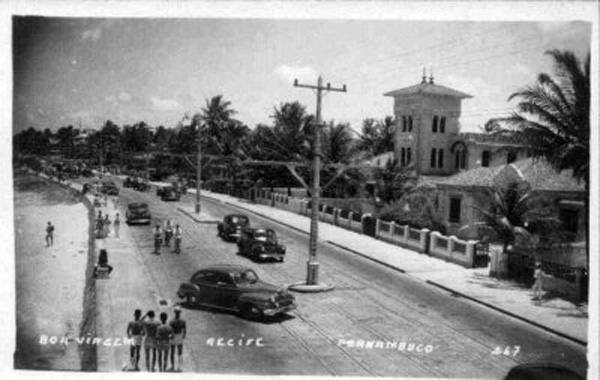 Avenida Boa Viagem na primeira metade do século XX