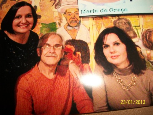 Maria, Renato e Isabel 