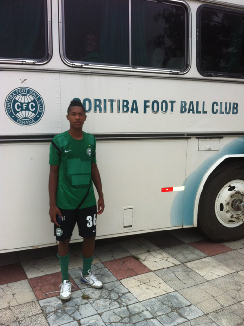 Vinícius Trindade (Nico), ex atleta do Flamengo, atualmente no Coritiba FC