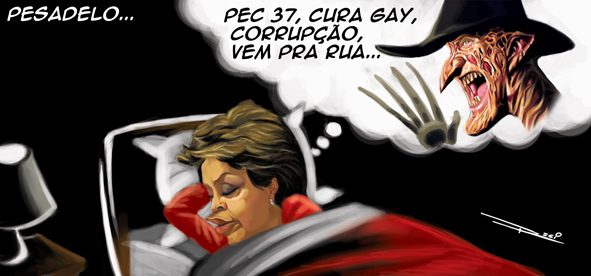 Dilma e pesadelo por Regi