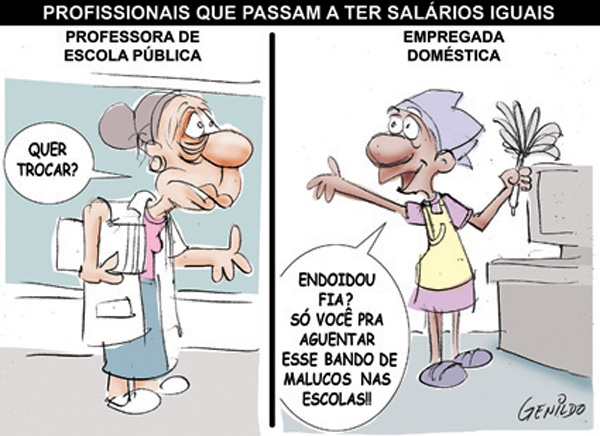 Professoras e Empregadas domesticas por Genildo