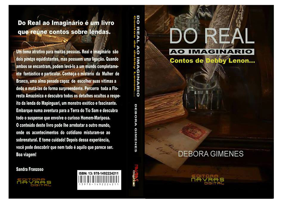 Capa do livro Do Real ao Imaginário de Débora Gimenes